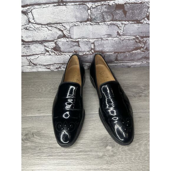 3DM Lifestyle Black Patent Loafers Dress Tuxedo Shoes Men’s Sz 8UK/8.5M US/42EU main image 5